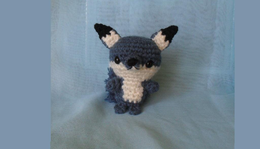 Horgolt Amigurumi Róka (kulcstartó) leírással