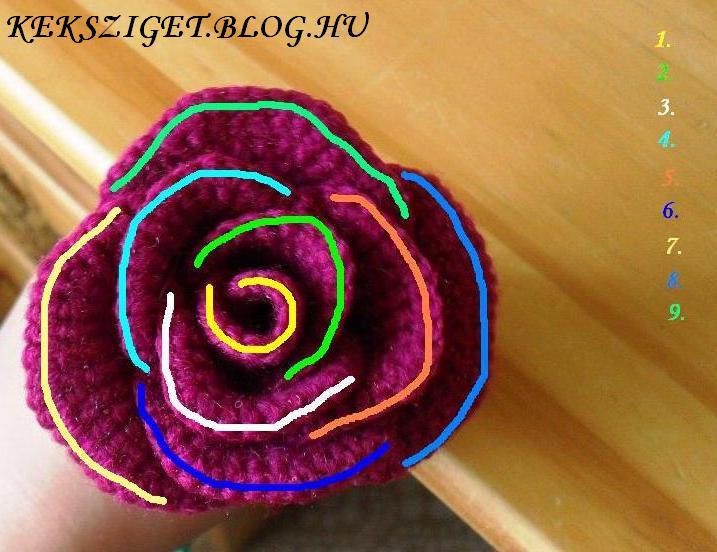 Horgolt leth R zsa Le r sa K K Sziget