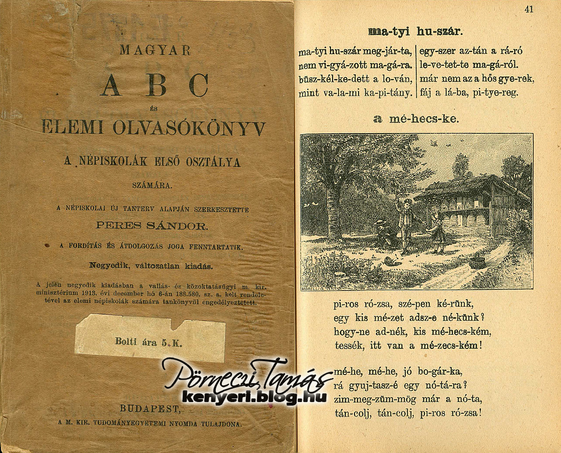 ABC és Elemi olvasókönyv 1913