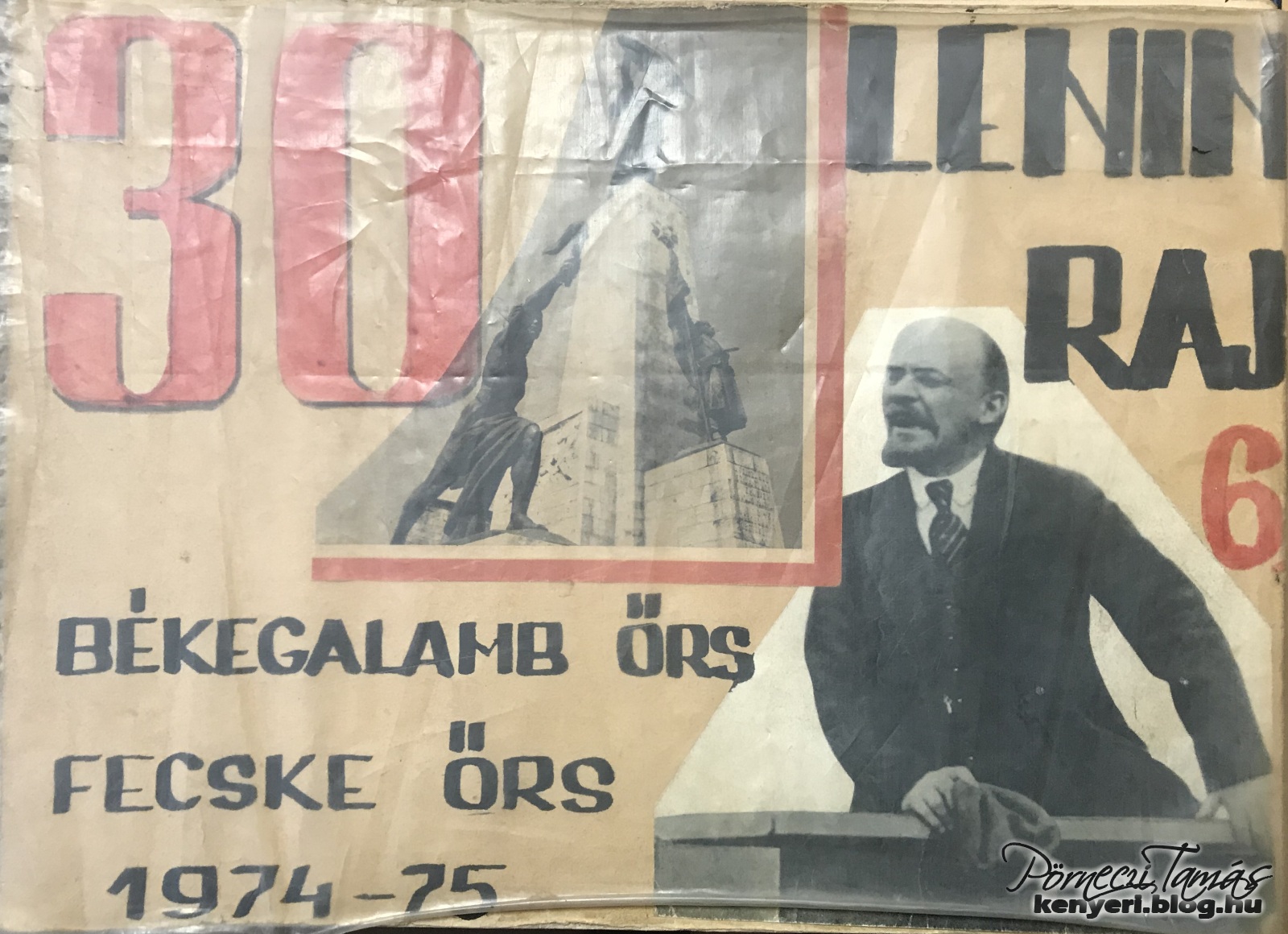 A 6. osztályos Lenin raj, két őrsének (Békegalamb és Fecske őrs) közös naplója az 1974/75 tanévből 