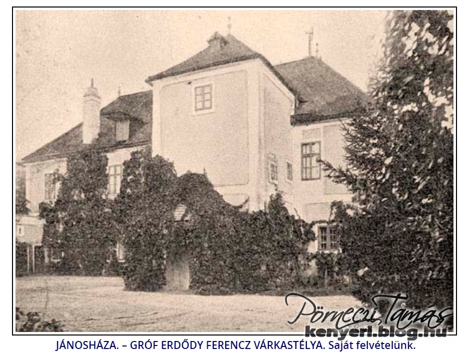 Gróf Erdődy Ferencz kastélya Jánosházán