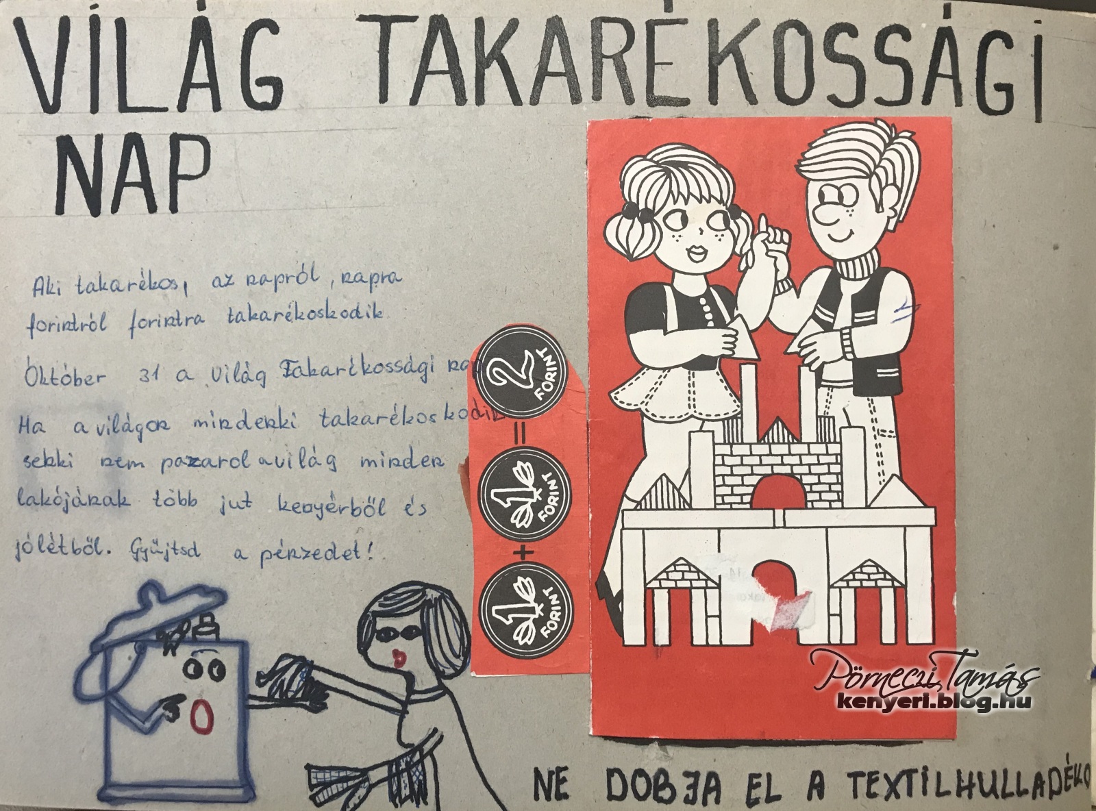 Takarékoskodás, már iskolás korban is!