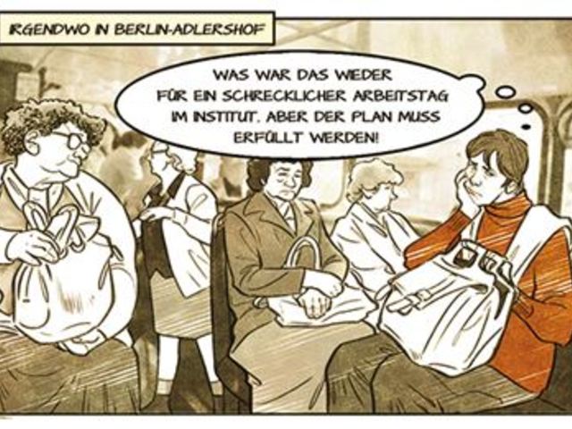 Gáspár Tamás képregénye a Bildben Angela Merkelről