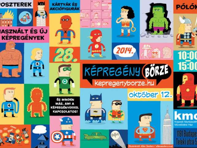 28. Képregénybörze2014. október 12, vasárnap 10-15 óra
