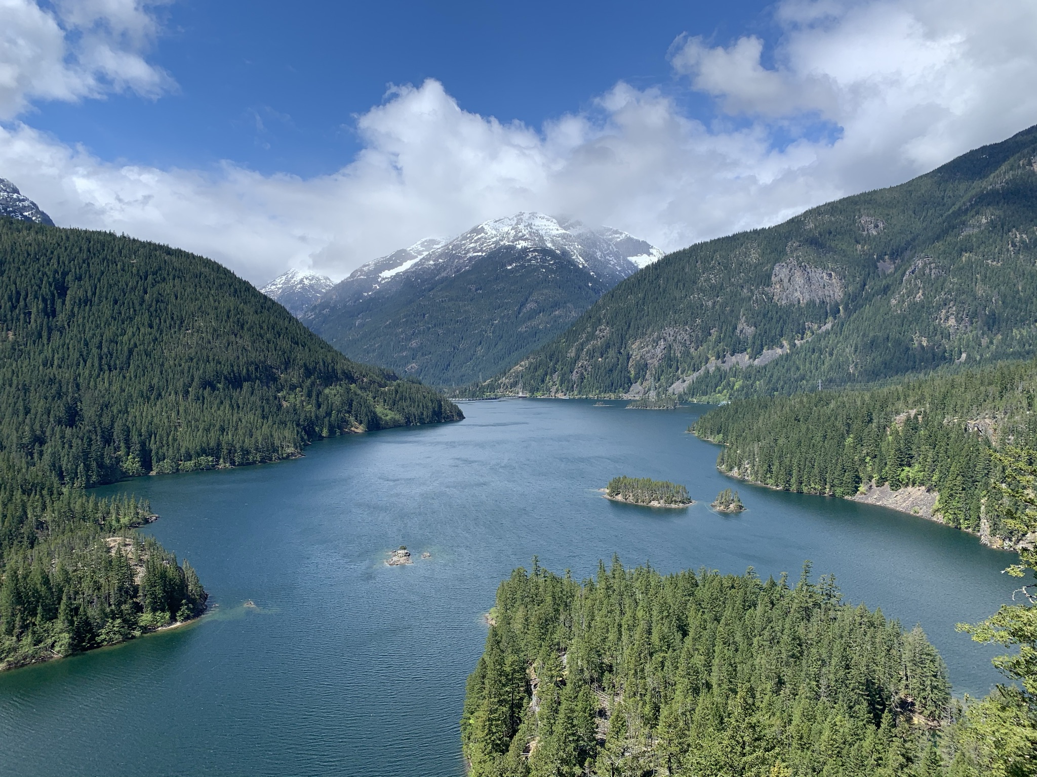 Diablo Lake Vista Point, autókonvoj nélkül mennyivel szebb 