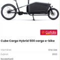Hatalmas Cube Elektromos Cargo kerékpár Akciók