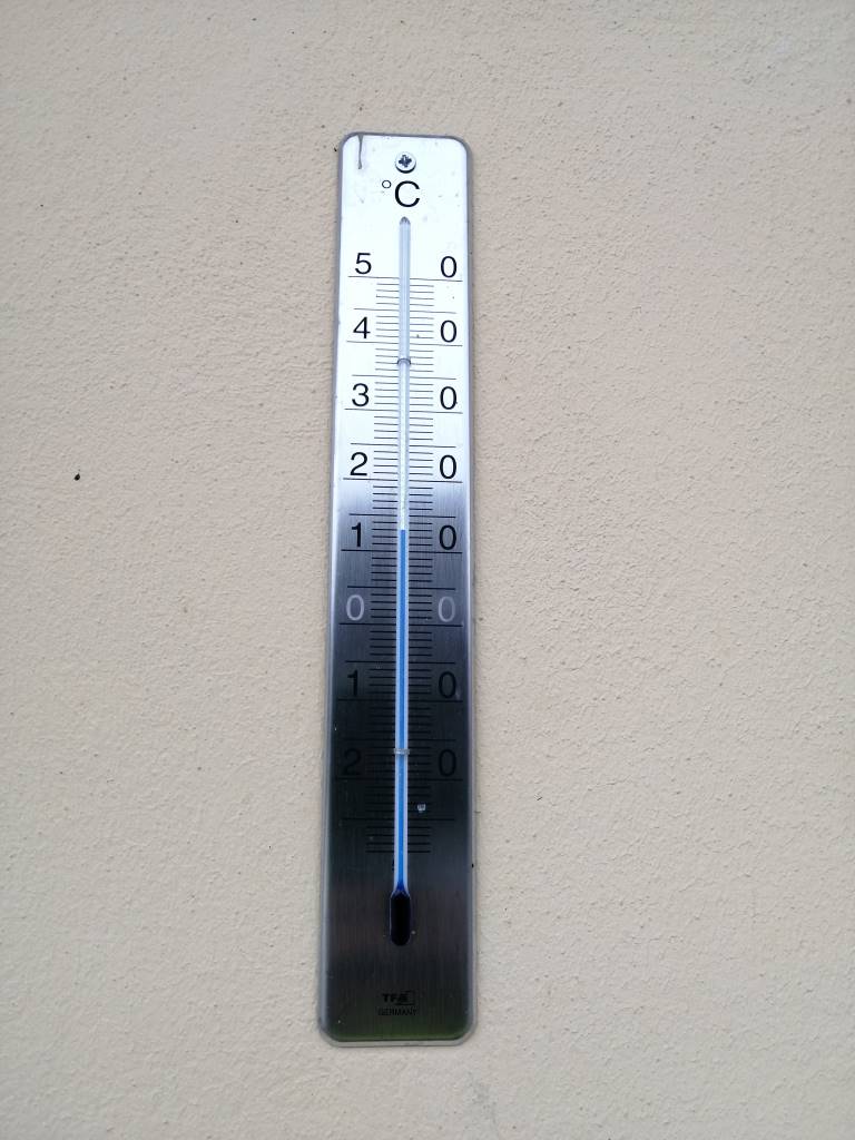 Hőmérséklet reggel, induláskor - Pannonhalma