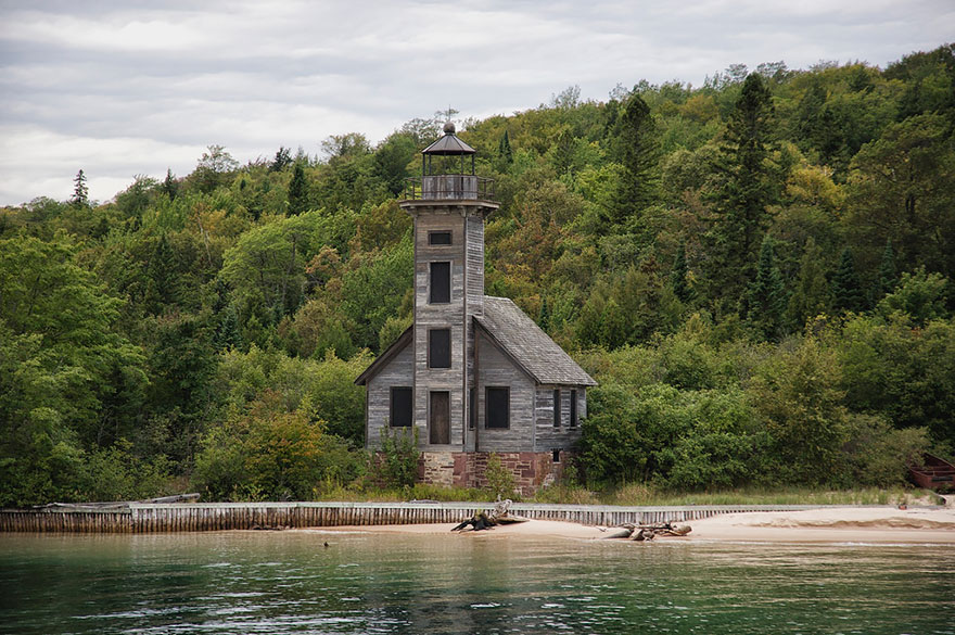 Grand Island East Channel világítótorony, Michigan, USA