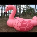 Óriás flamingó alakú matrac 2018 - Giant Flamingo Float