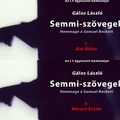 Semmi-szövegek I. és II.