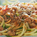 Bolognais cukkini spagetti