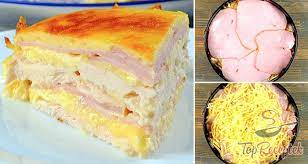 Sonkás-sajtos csirketorta | TopReceptek.hu