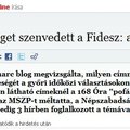 Fidesz-vereség: válaszolt a HírTV és az MNO főszerkesztője