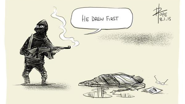 A szólásszabadságba belefér egy karikatúra, Charlie Hebdo kritizálása is, de az erőszak nem