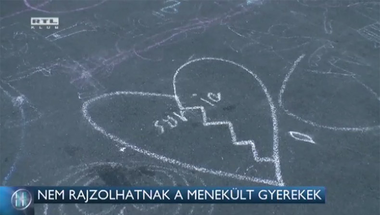 Nem rajzolhatnak krétával a gyerekek az aszfaltra, mert az veszélyezteti Budapest köztisztaságát