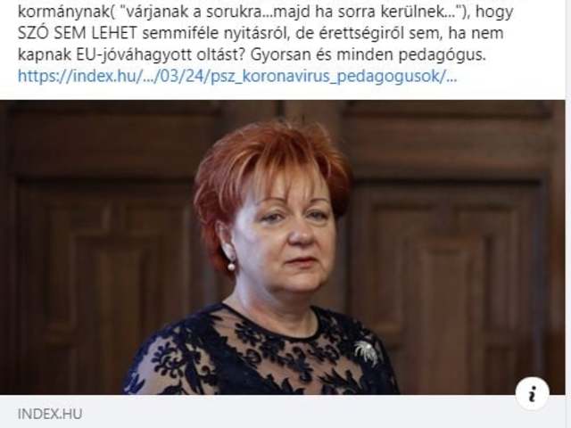 A diákoknak az iskolában a helyük, hogy ne csak bármire behülyíthető aktivistának legyenek jók később
