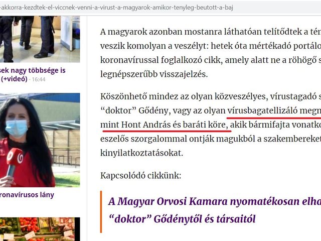 A magyar sajtó nem érti, hogy mekkorát hibázott a járvány idején