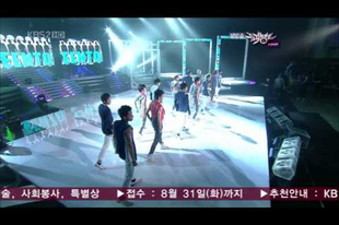 INFINITE & Teen Top - Come Back Again + Clap (2010.07.30. KBS Music Bank special stage) ♪