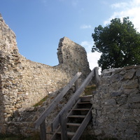 Rezi vár - körpanoráma a Balaton-felvidékre