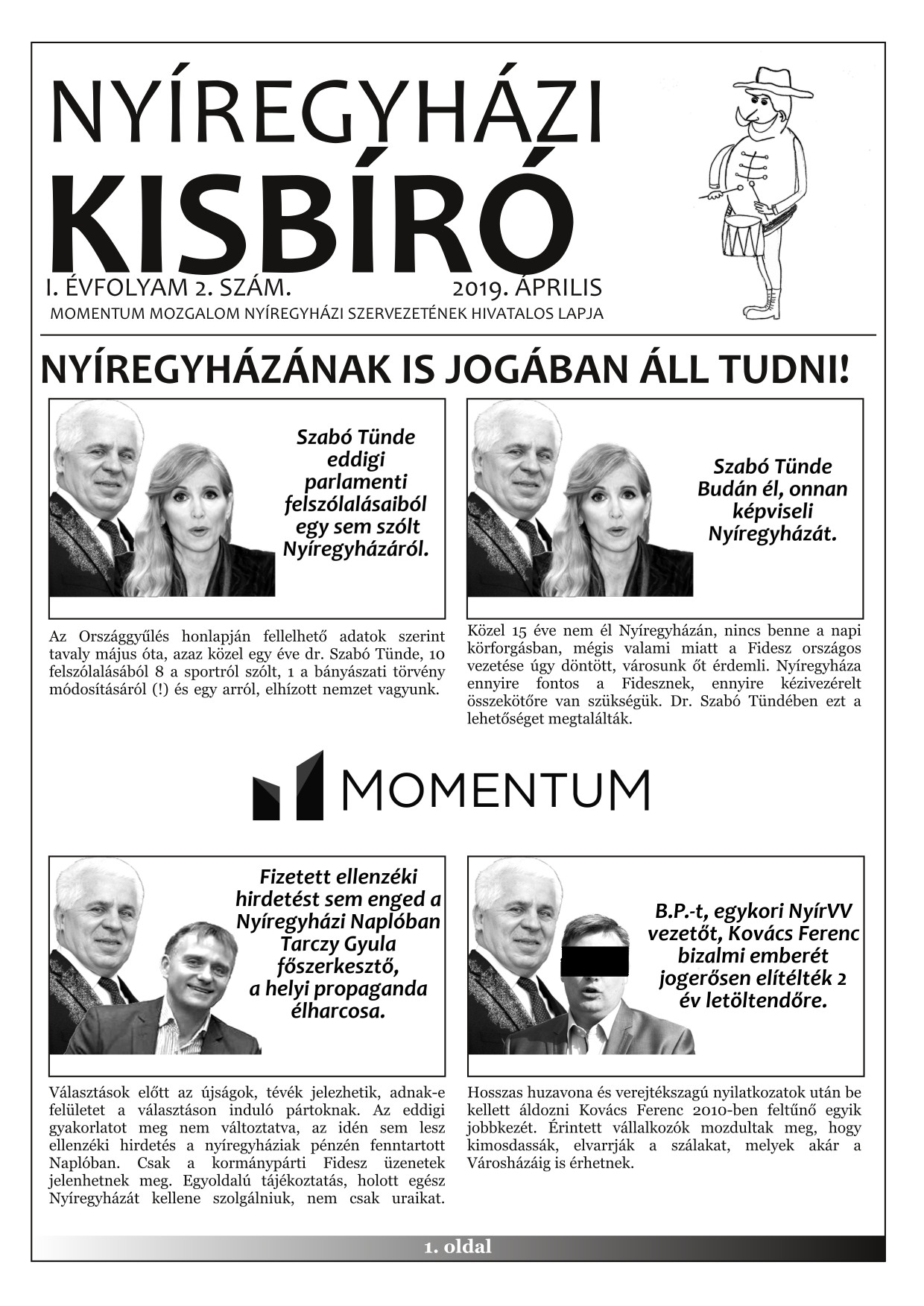 Nyíregyházi Kisbíró 2019. április