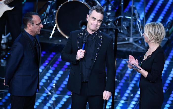 Robbie Williamsnek már ismerős Sanremo, hiszen korábban is járt már a fesztiválon.
