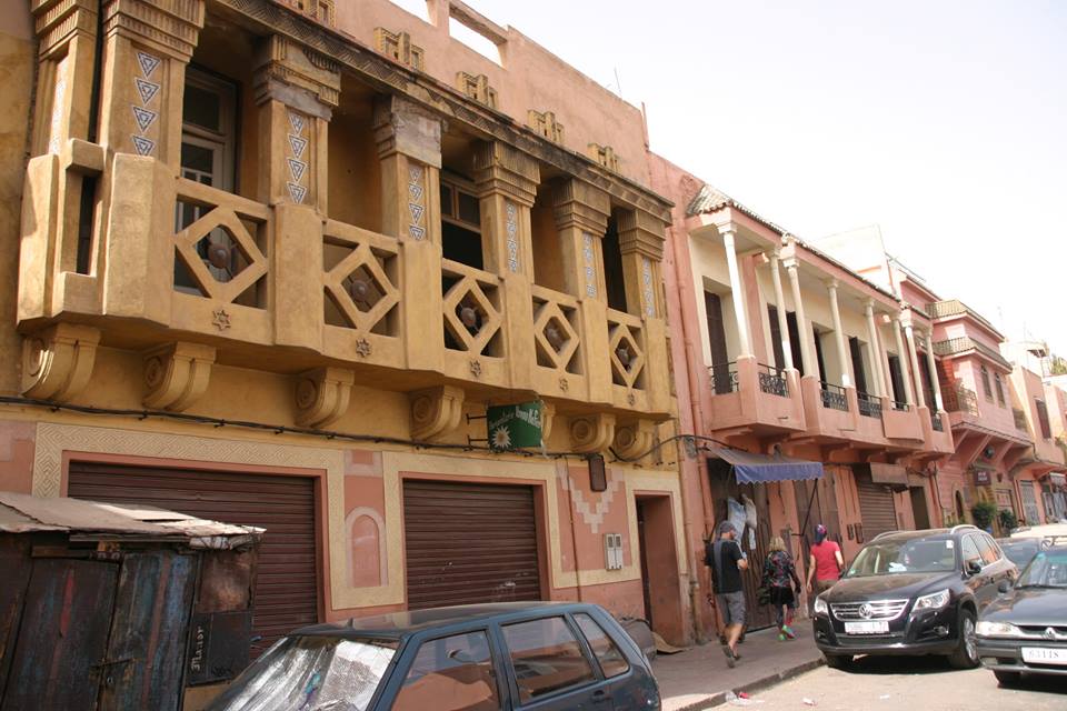 régi zsidó negyed Marrakechben