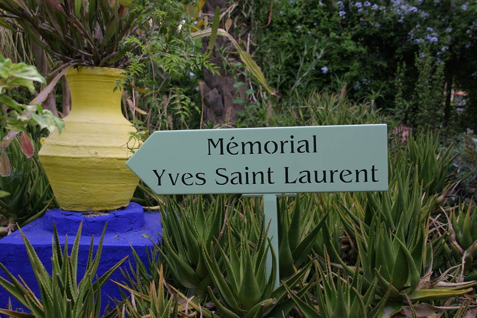 Yves Saint Laurent emlékhelye Marrakechben a Majorelle kertben