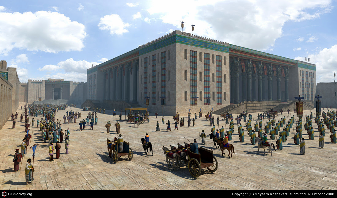 Persepolis ilyen lehetett hőskorában, 3D modell