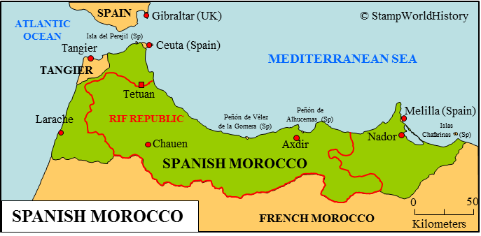 Spanyol gyarmati uralom alatti területek