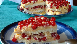 Kókuszos-citromkrémes torta ribizlivel - Magyarország Cukormentes Tortája háziverseny