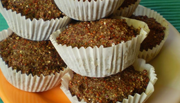 Quinoás muffin-kenyér lenmagliszttel