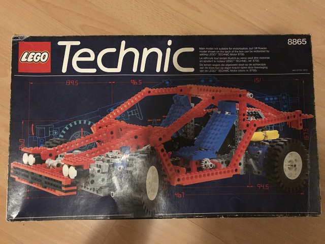 LEGO 8865 - A piros autó