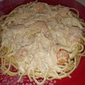 Gyors garnélás spagetti