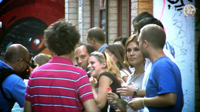 Kazinczy utcai Csendkirály flashmob