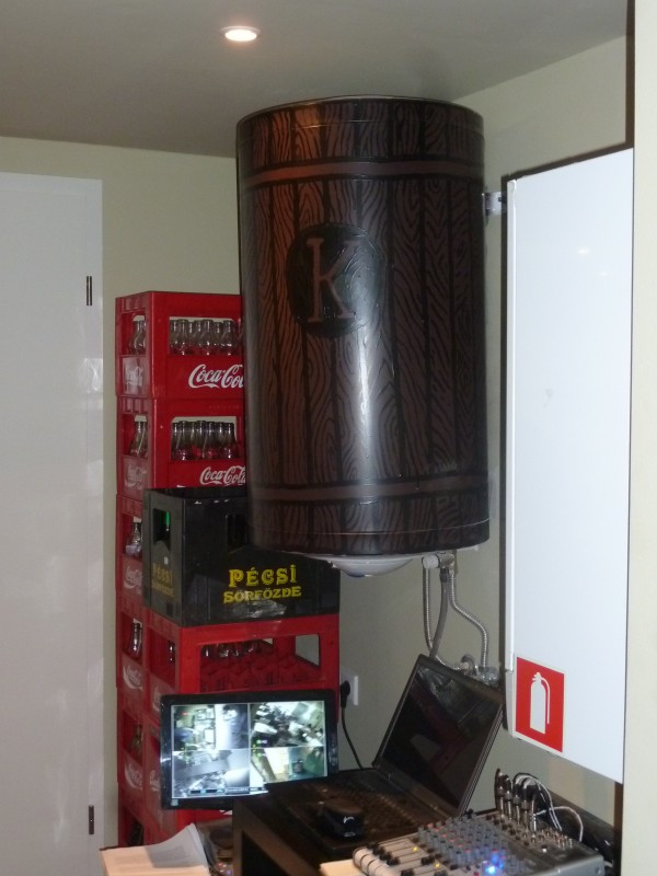 Tapétázott bojler