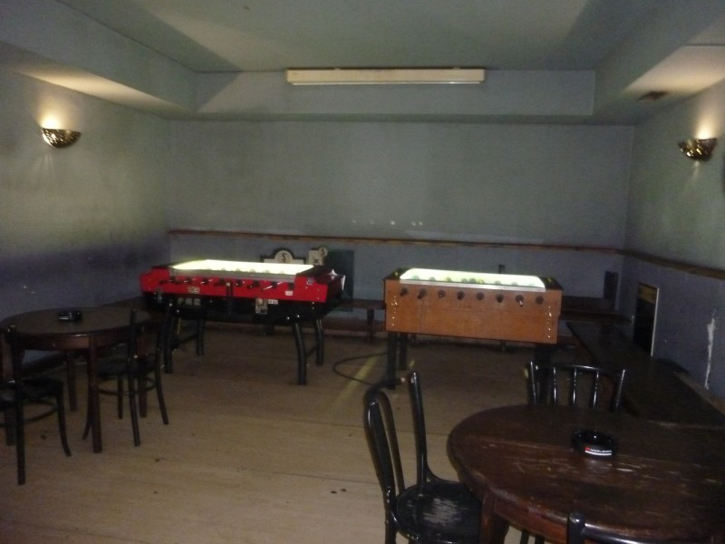 Két csocsóasztal