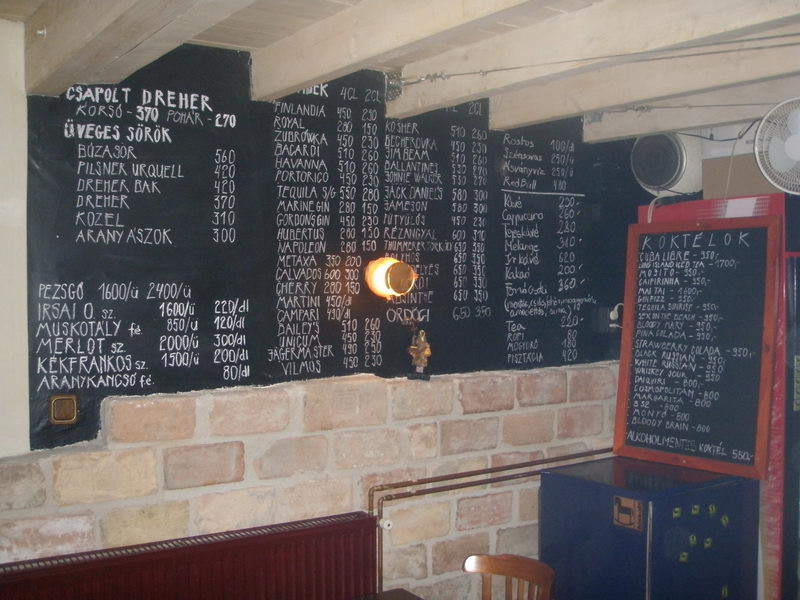 Szembeszökő árlap