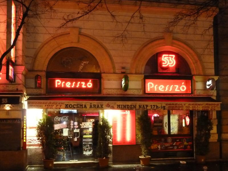 Tuja a neon alatt