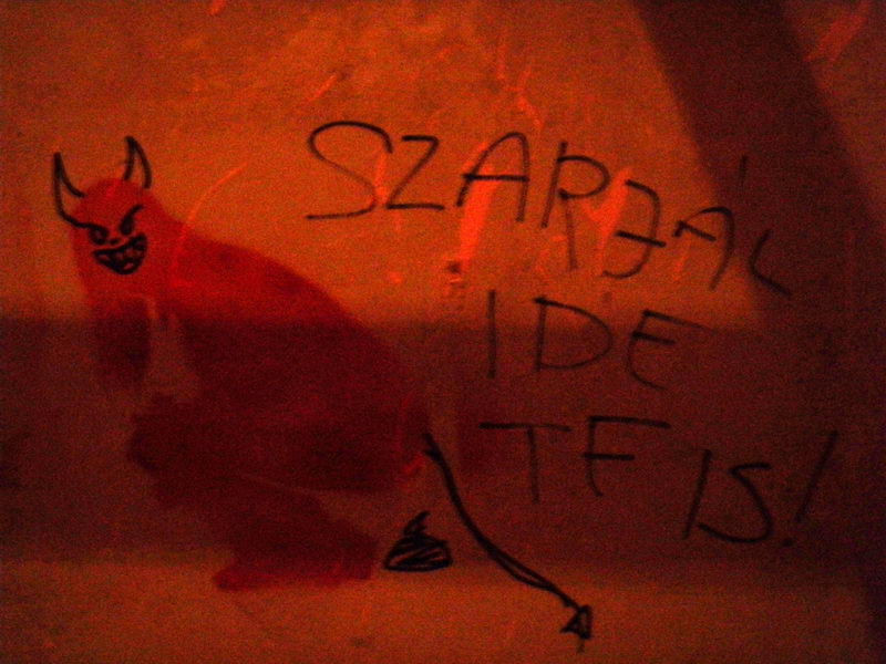Mosdó graffiti