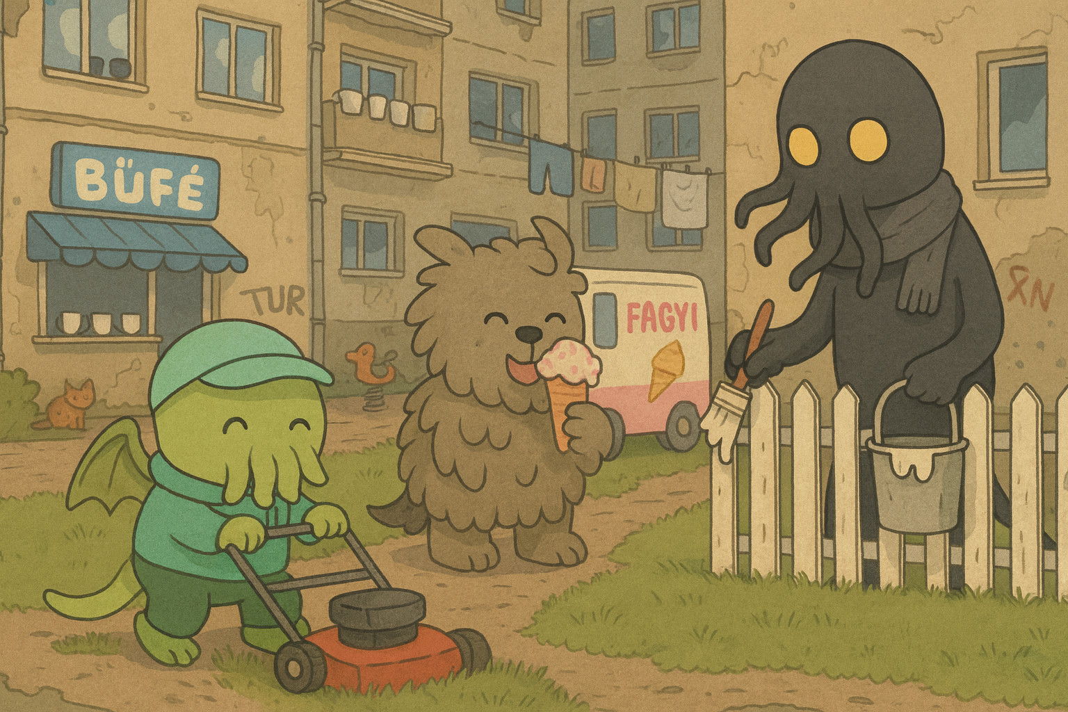 Kertváros a Végtelen Mélység Túloldalán