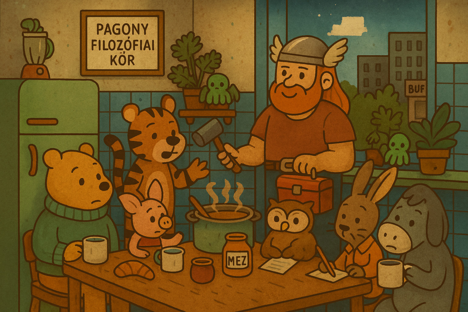 Csodás reggel a kertvárosban Micimackóval és elromlott égbolttal, de Thor megszereli a hűtőt