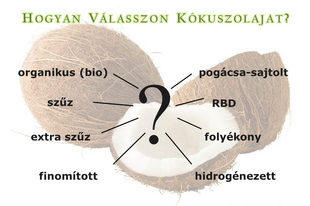 Melyik típusú kókuszolaj a legjobb? Hogyan válassz kókuszolajat?