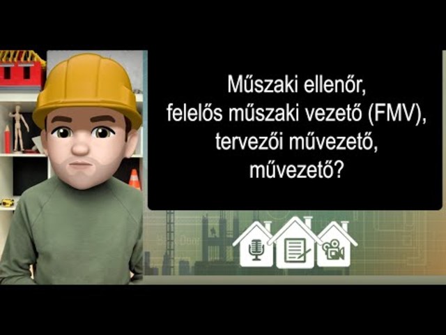Műszaki ellenőr, felelős műszaki vezető, tervezői művezető?