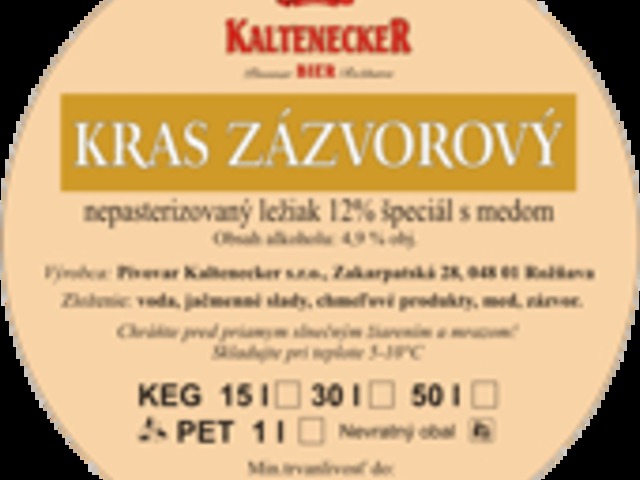 Kaltenecker Kras Zázvorový