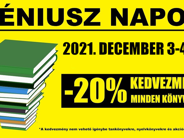 Decemberben is Géniusz Napok!
