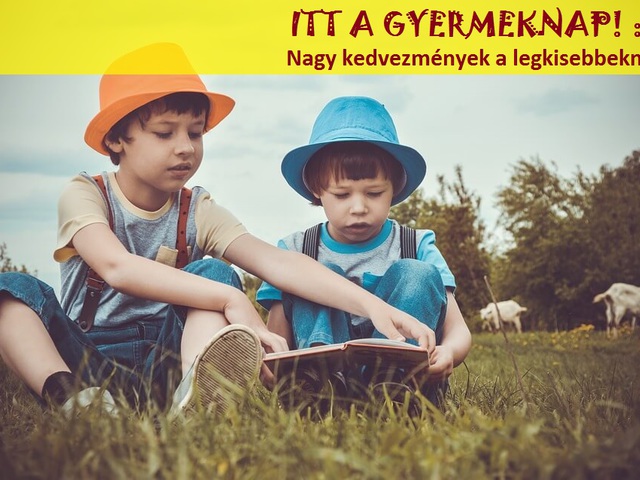 Gyermekkönyvek 40-60% KEDVEZMÉNNYEL Gyermeknapra!