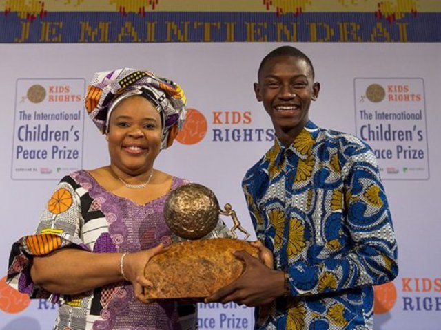 Libériai fiú kapta a 2015-ös Gyermek Békedíjat
