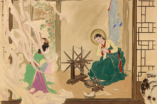 A koreai háború poklából született festmények Jézus életéről