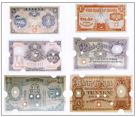 Koreai yen a Hanguk Bank kiadásában