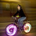 Egyedi küllővilágítás kerékpárra